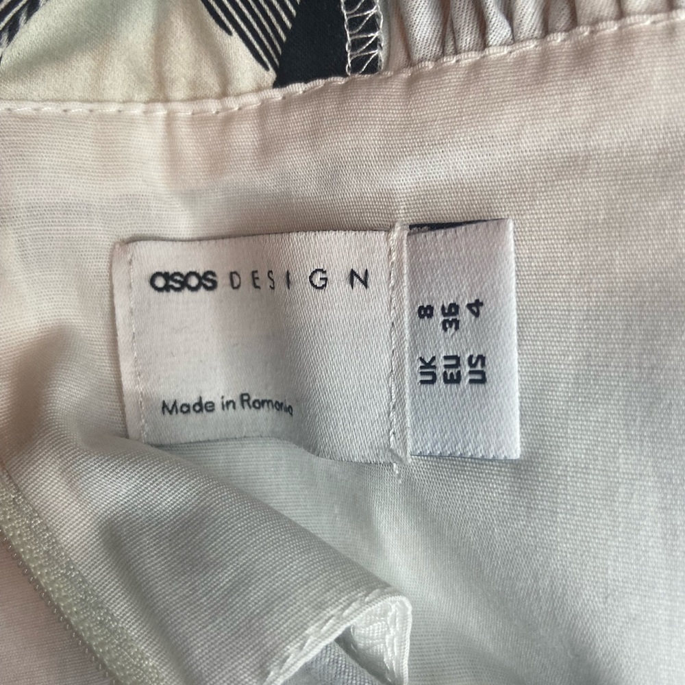 Black and white gingham mini dress - Picture 5 of 5